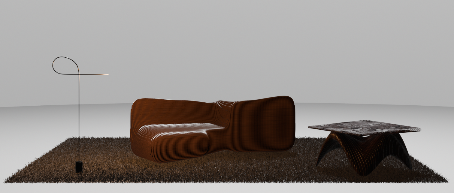 Biomorphic chair