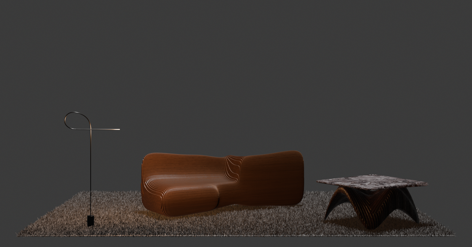 Biomorphic chair