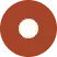 Brown circular icon with a white ring and small orange center