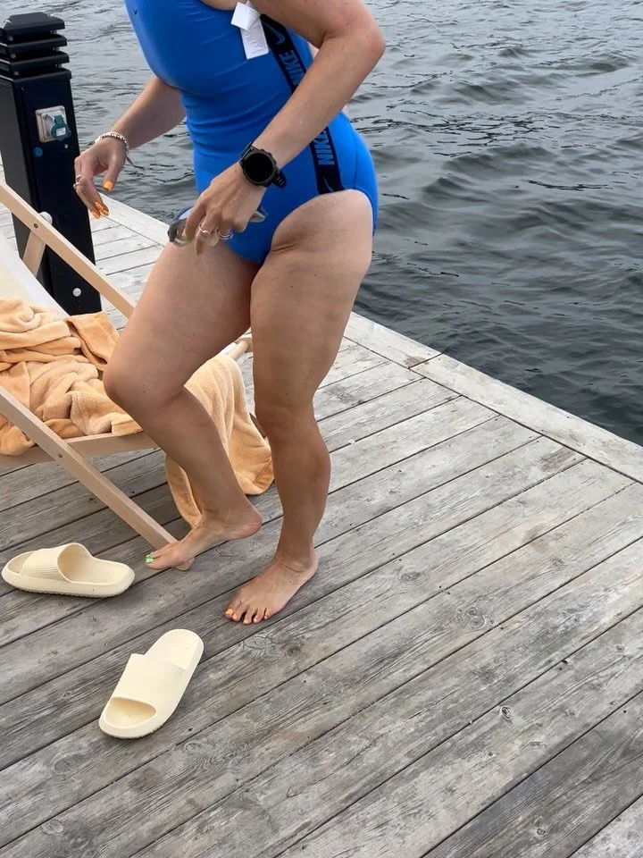 A lovely introduction to Sweden! Sauna to swim x10! Then food and chill! 
Obviously wore a lovely outfit for dinner, these skater style dresses are such a win for people who have slightly bigger hips than shoulders (which is probably most of us!) 
Ha