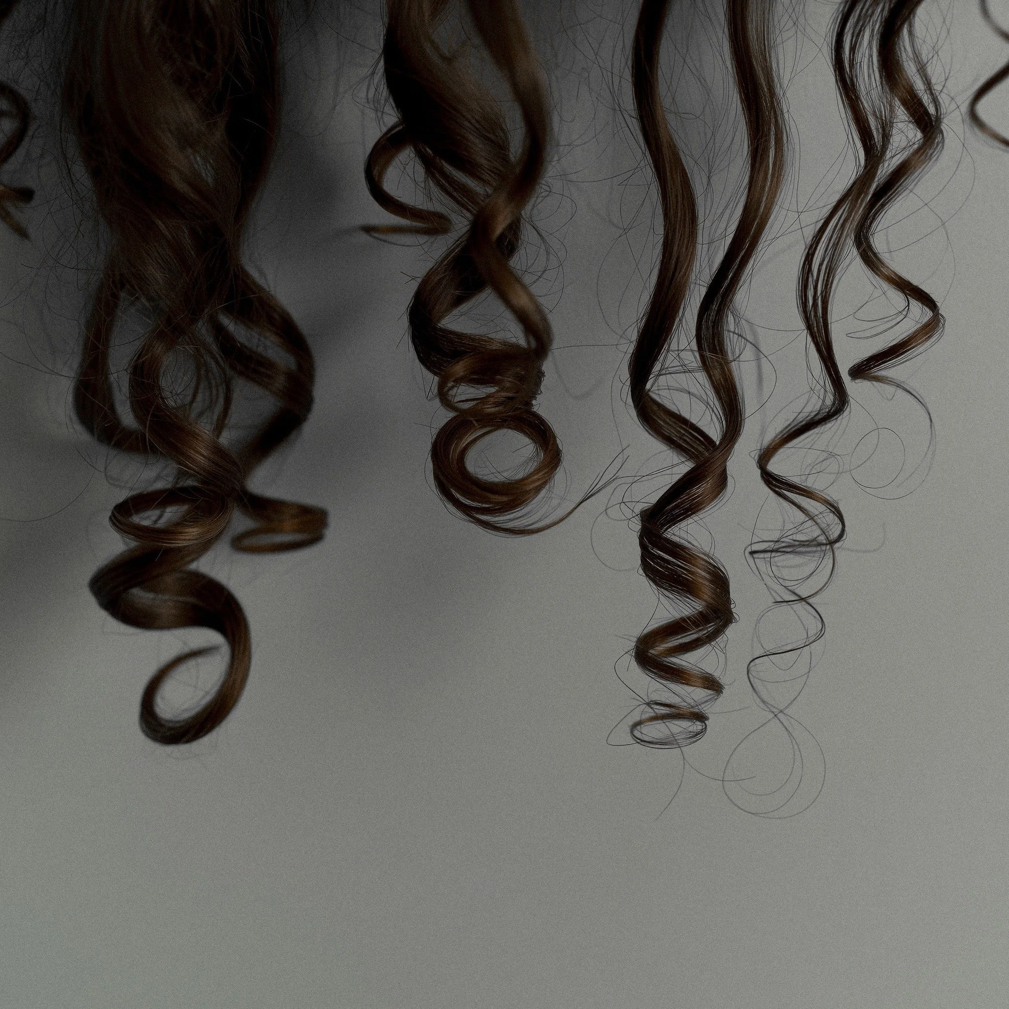Hair - Wavy brown hair strands hanging against neutral background - TVS.jpg