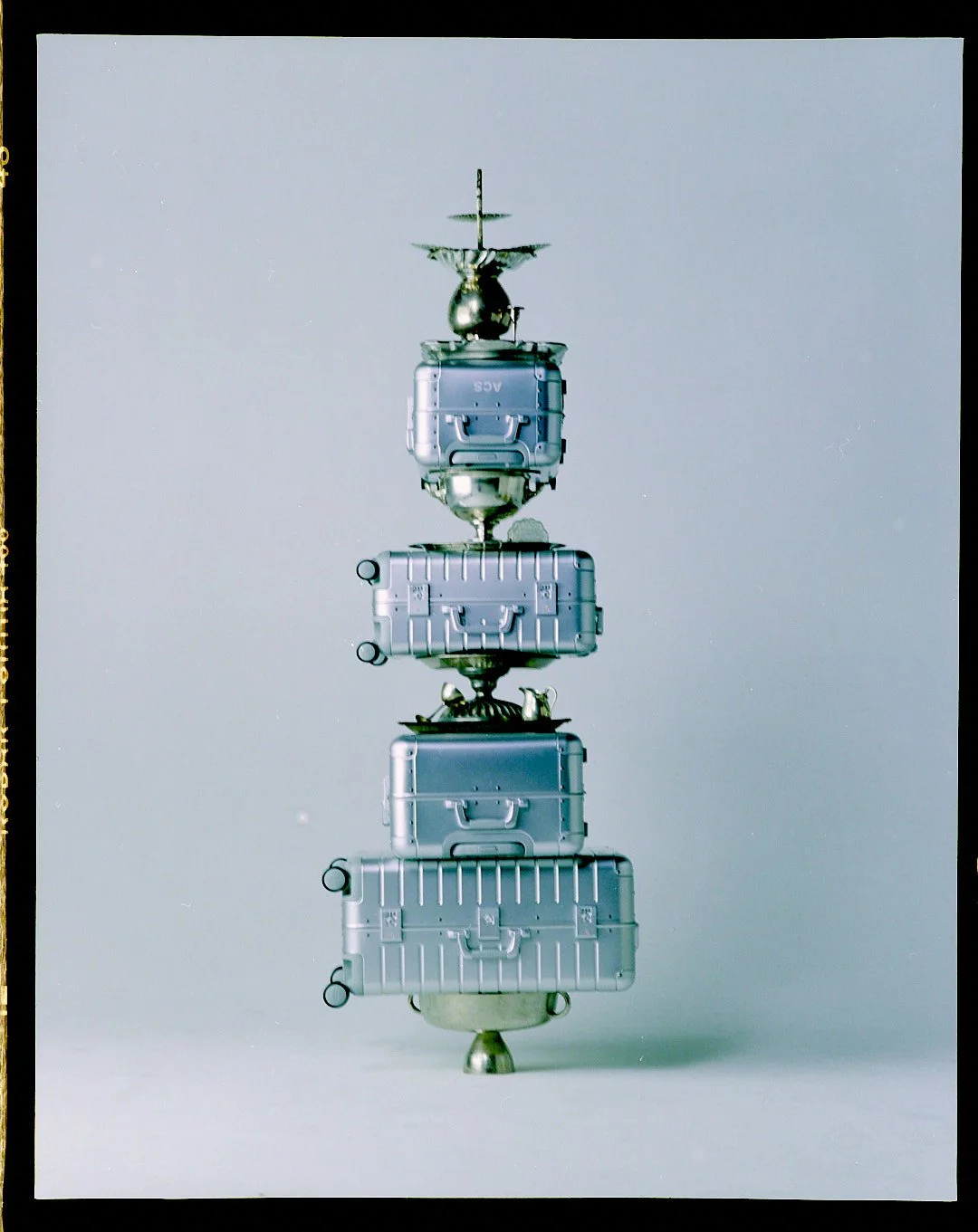 Away Aluminum Luggages Still Life Art