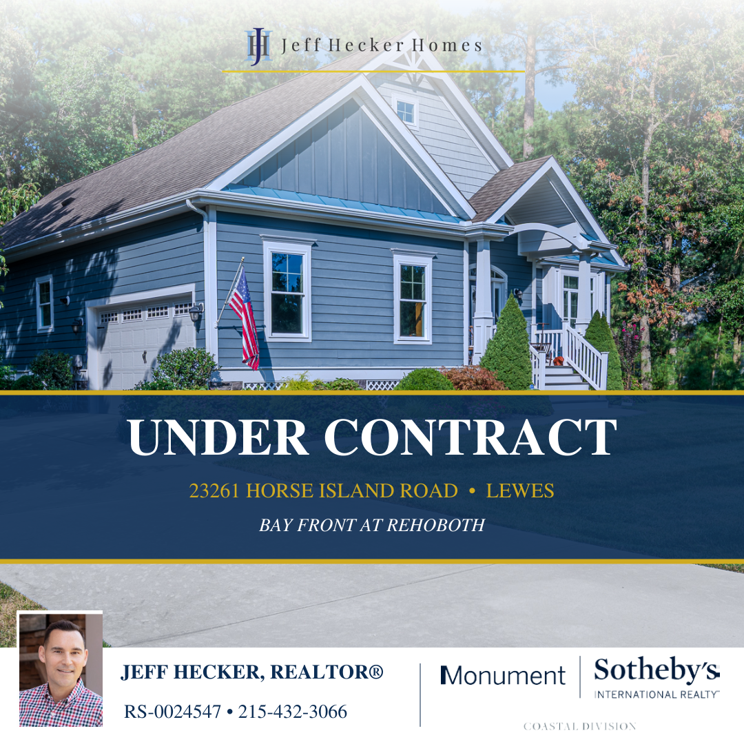 23261 Horse Island Road in Lewes, Delaware — Under Contract