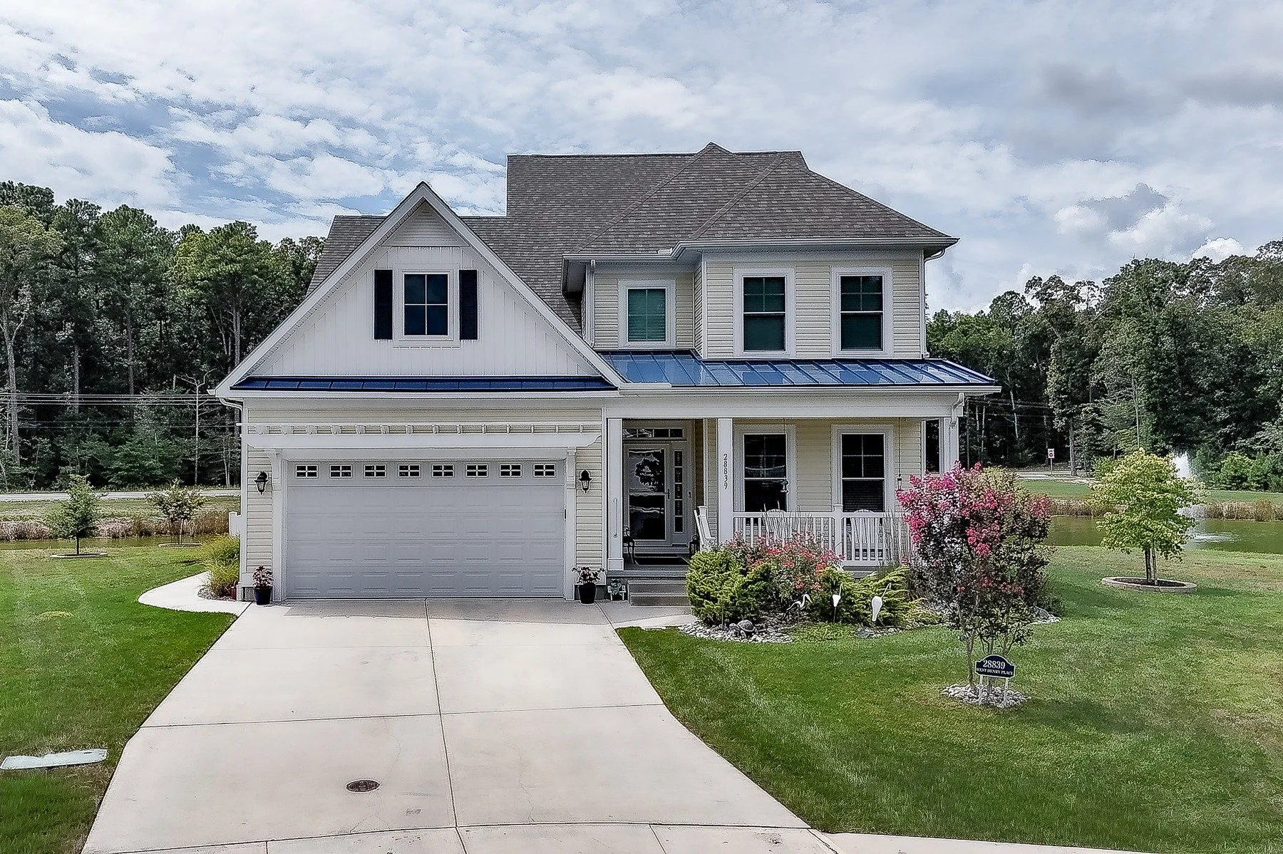 Front exterior of 28839 W Henry Place in Millsboro, Delaware.