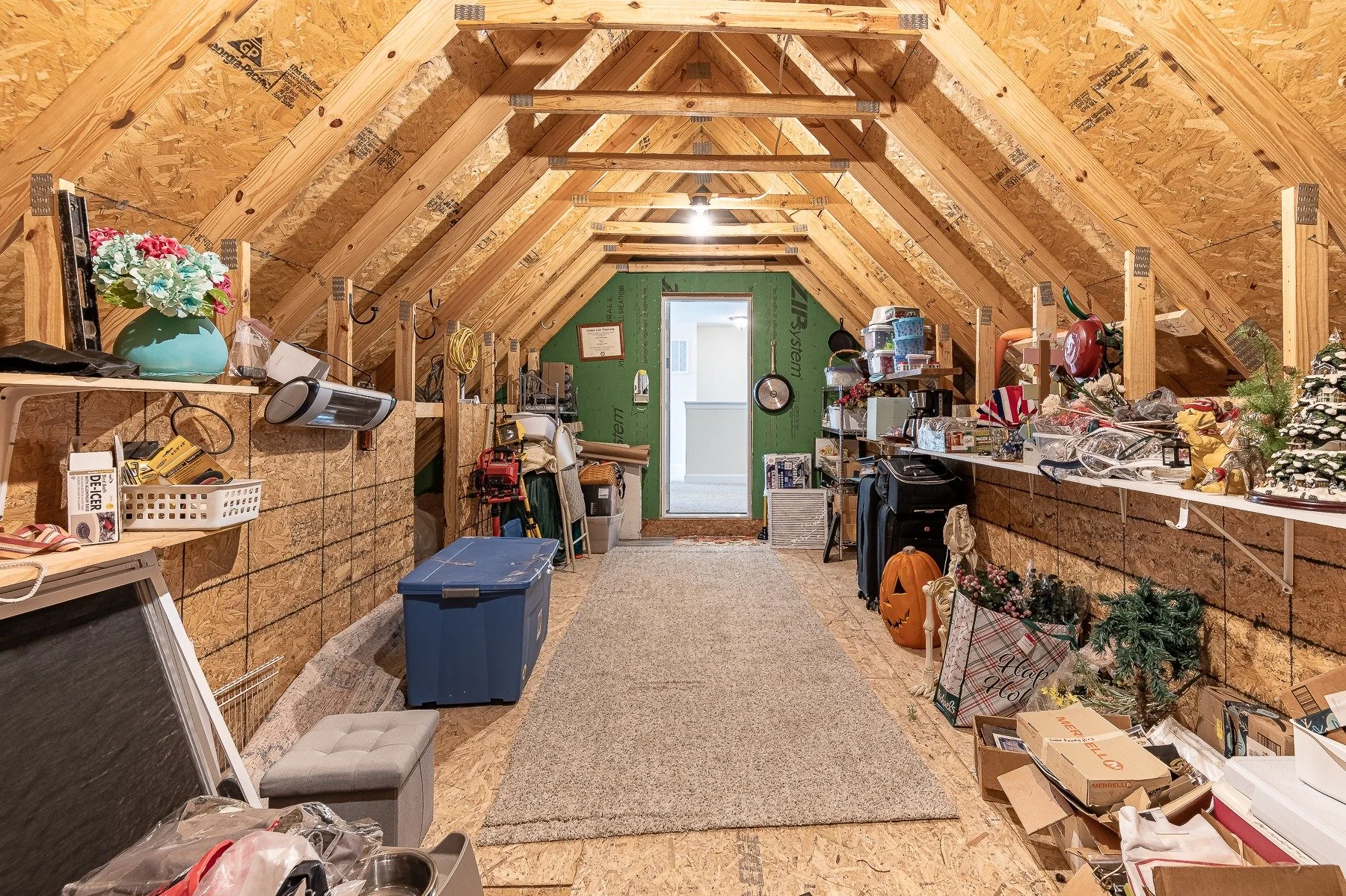 Alternate view of the expansive unfinished storage area at 28839 W Henry Place.