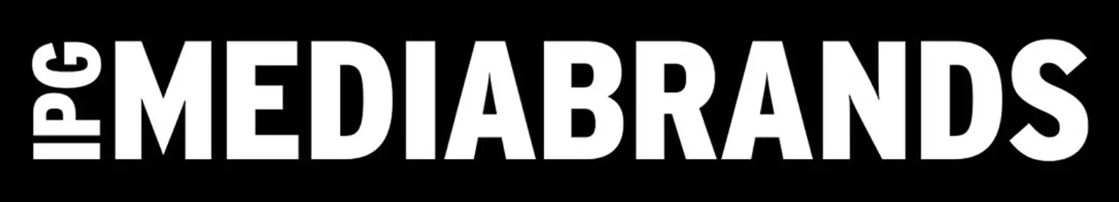 Imaginary black and white logo with the words 'Top Media Brands' in large, bold, uppercase letters and 'IP' vertically aligned to the left of the word 'Media'.