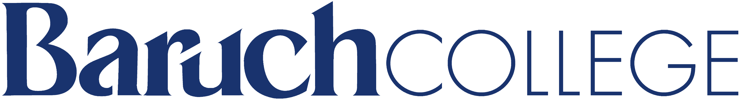 Bancroft College logo with stylized text