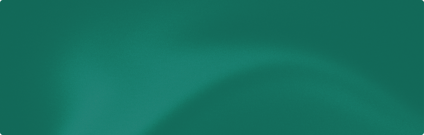 Solid green background with a subtle gradient.