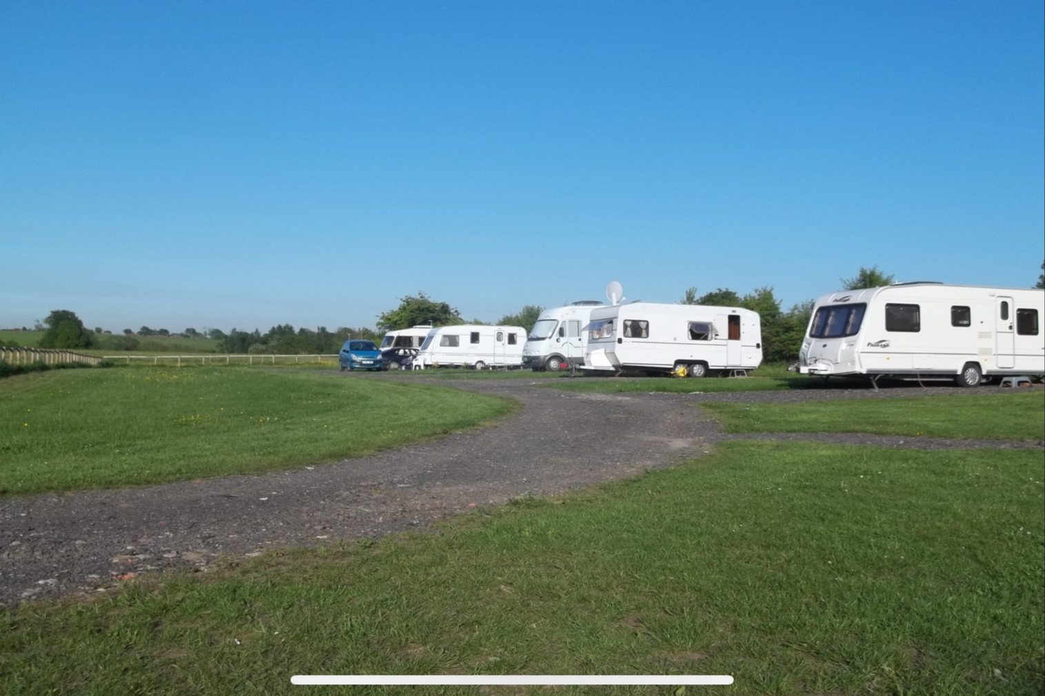 photos of the campsite and pods 