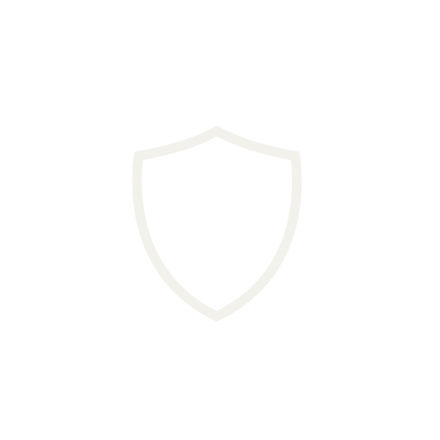 A shield icon with a checkmark in the center, symbolizing security or protection.