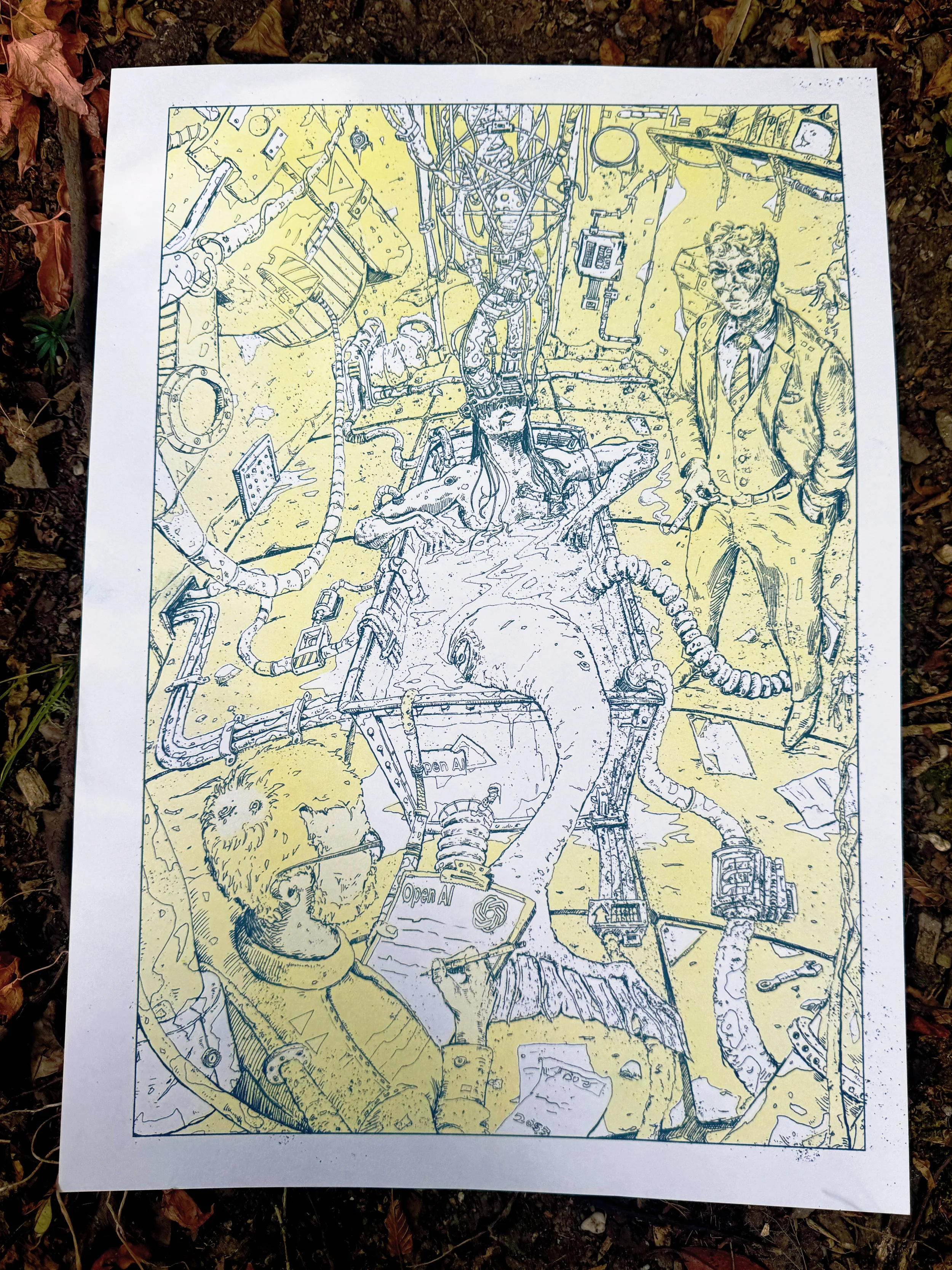 A3 Metamorphosis Limited riso print