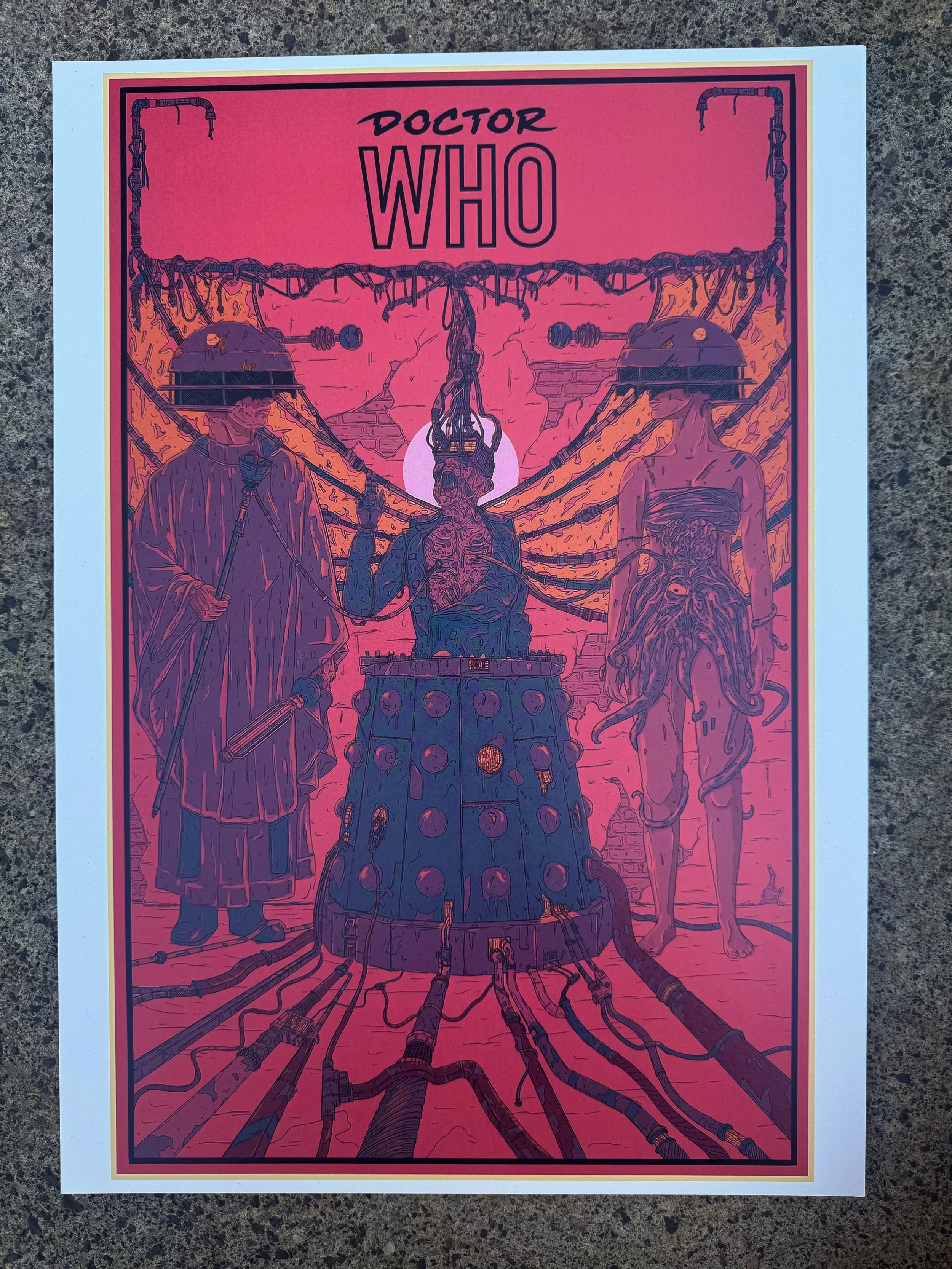 A3 high priest davros digital print