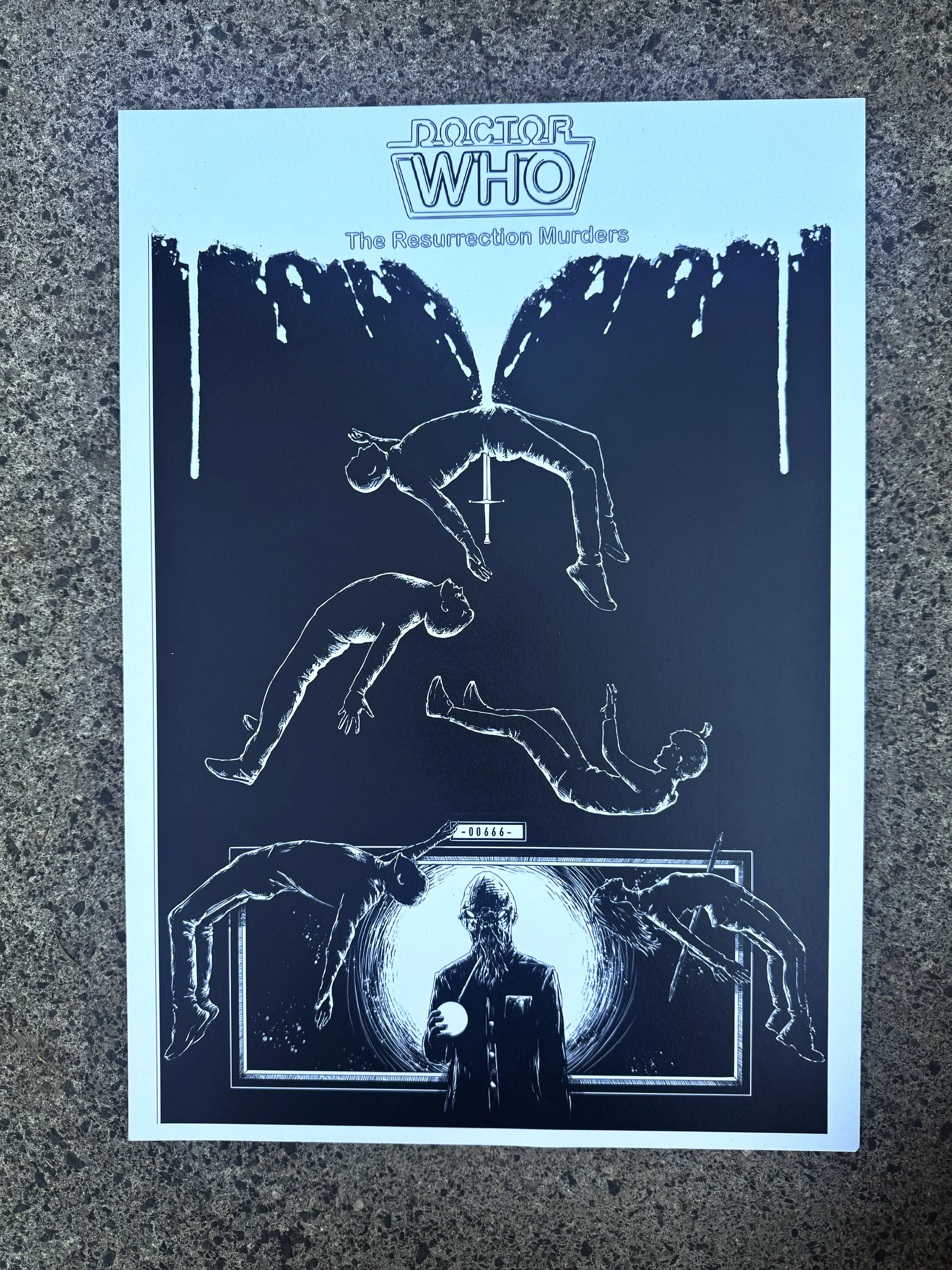 A3 the resurrection murders digital print