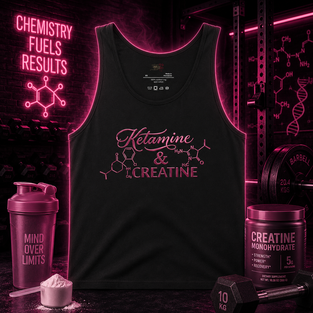 Ketamine And Creatine Pink