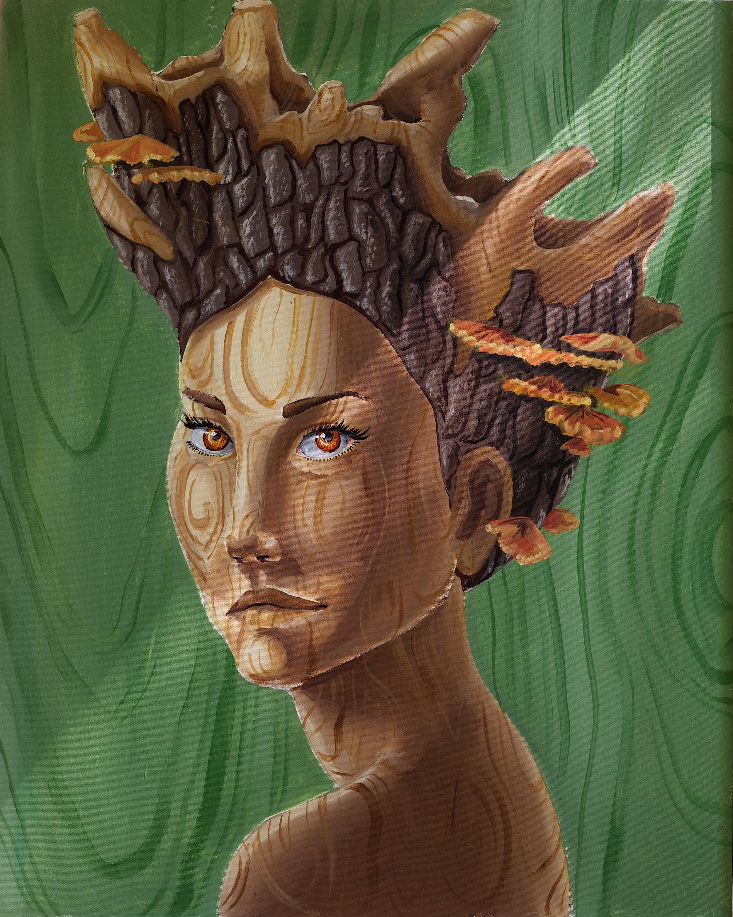 Into the Woods, Acrylic on Canvas, 22" x 30", 2013