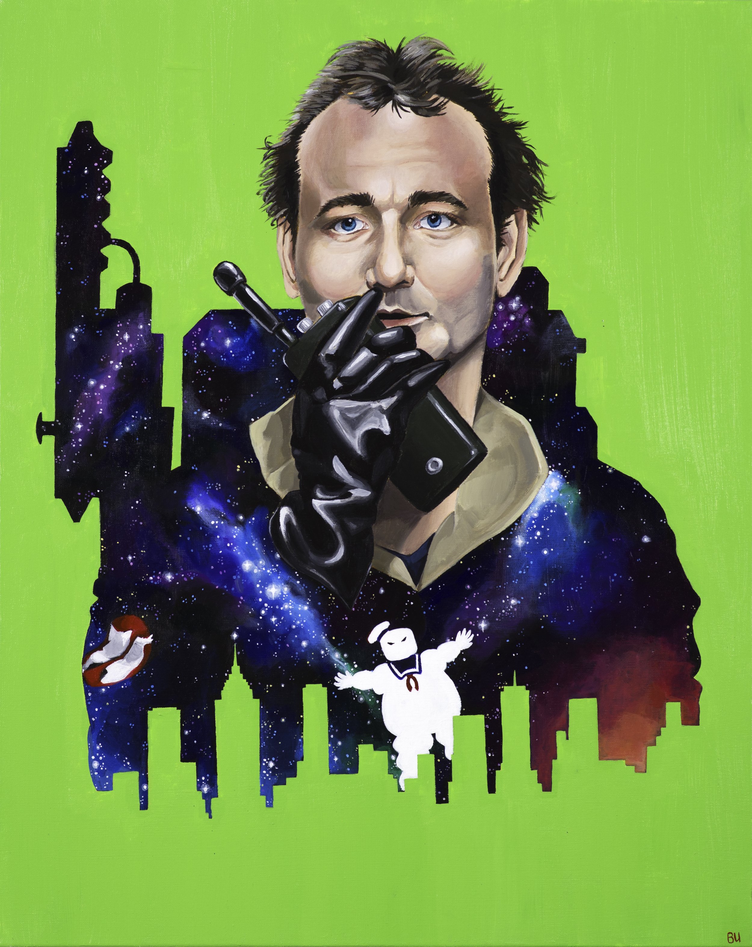 WYGC?, Acrylic on Canvas, 24" x 30", 2016