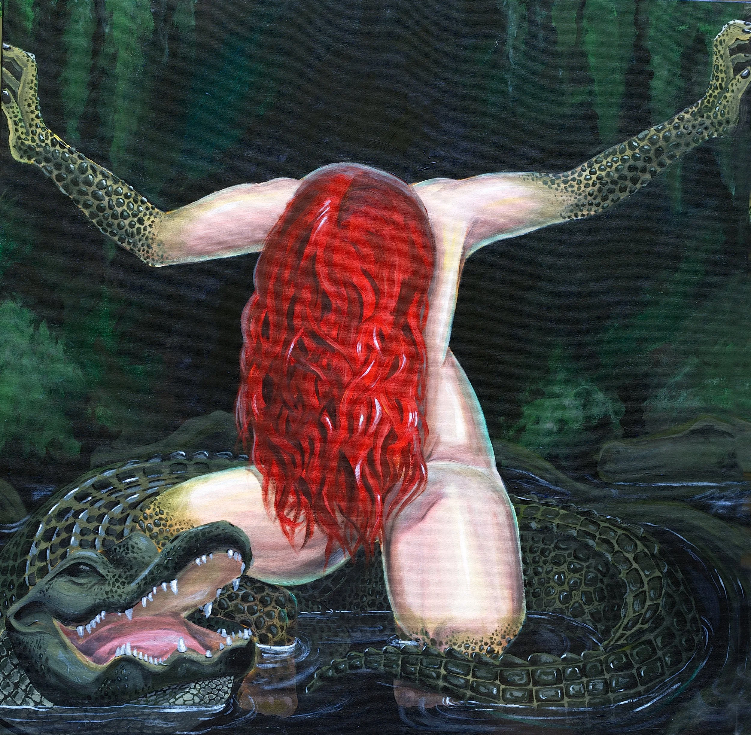 Temptation, Acrylic on Canvas, 30" x 30", 2014