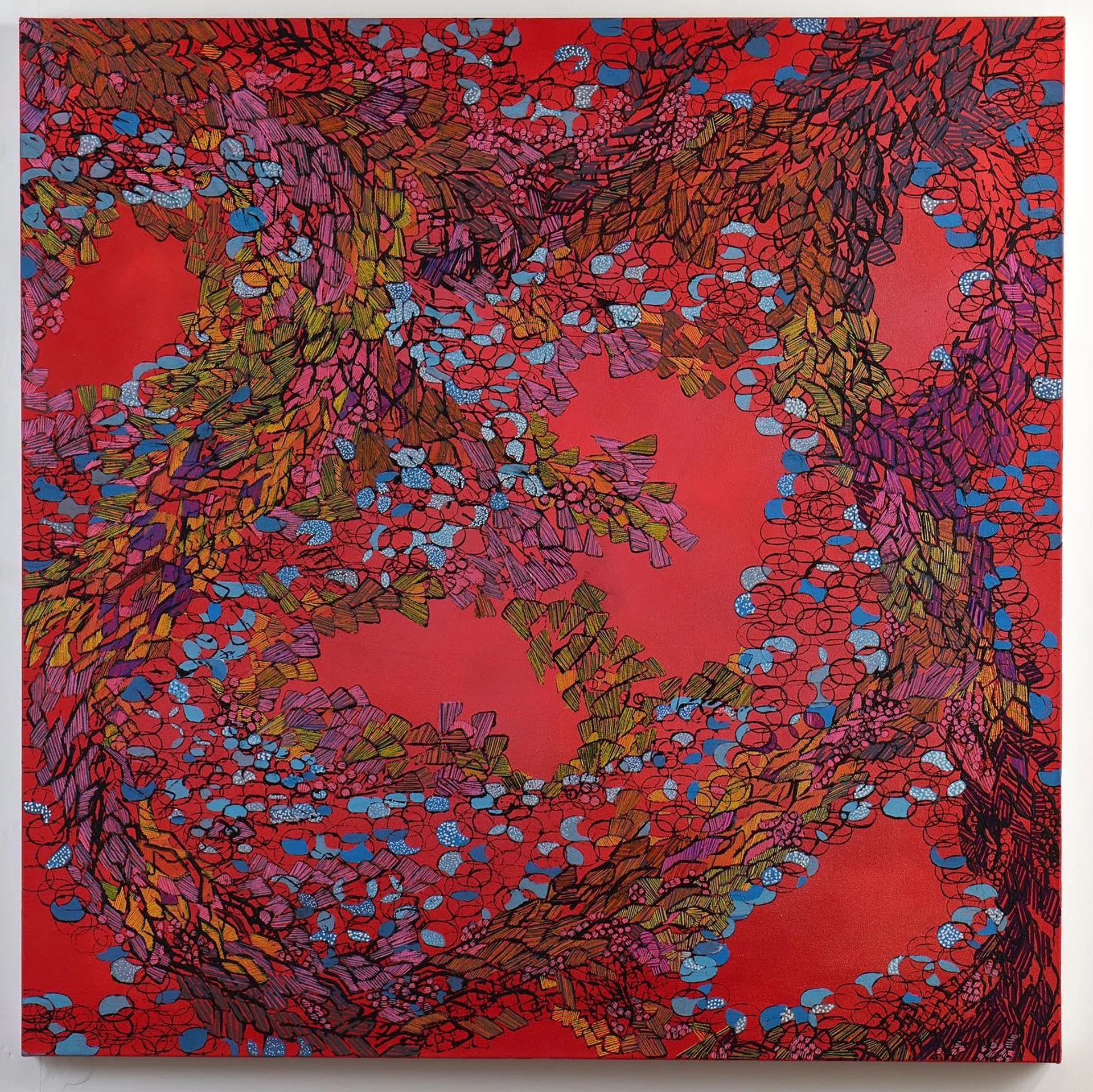 Rhythmn of Red, 100 x 100cm, 2023.jpg