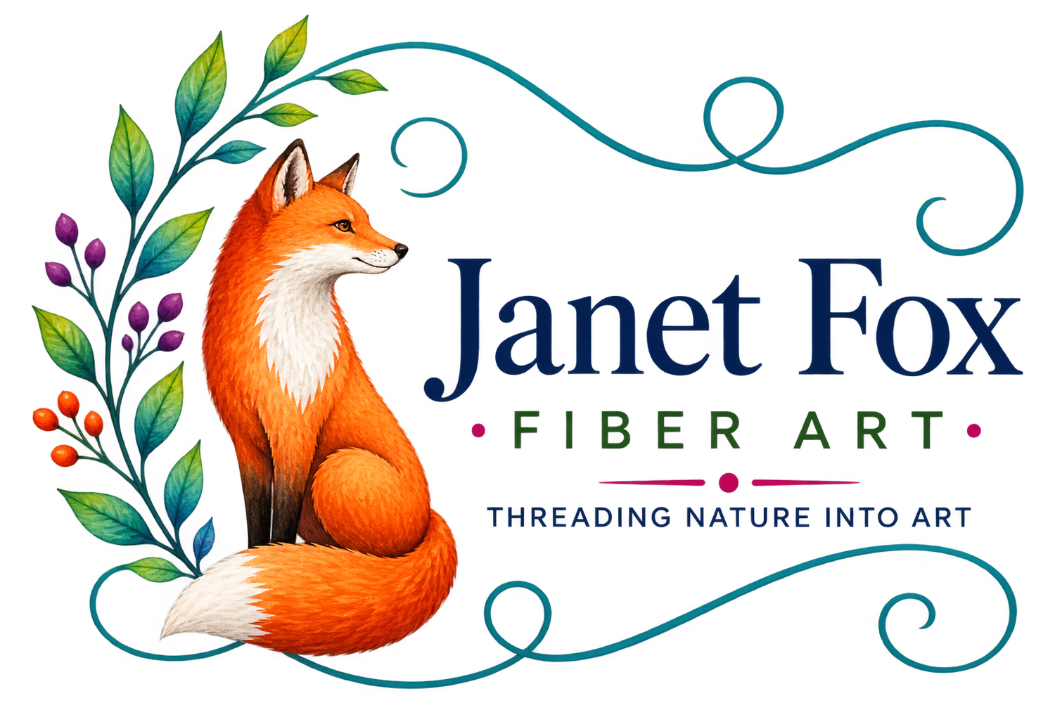 Fox Fiber Art