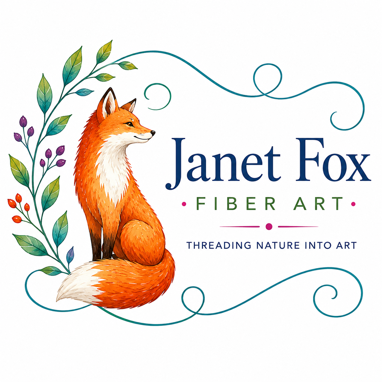 Fox Fiber Art