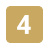 A beige-colored tile with the number 4 printed on it.