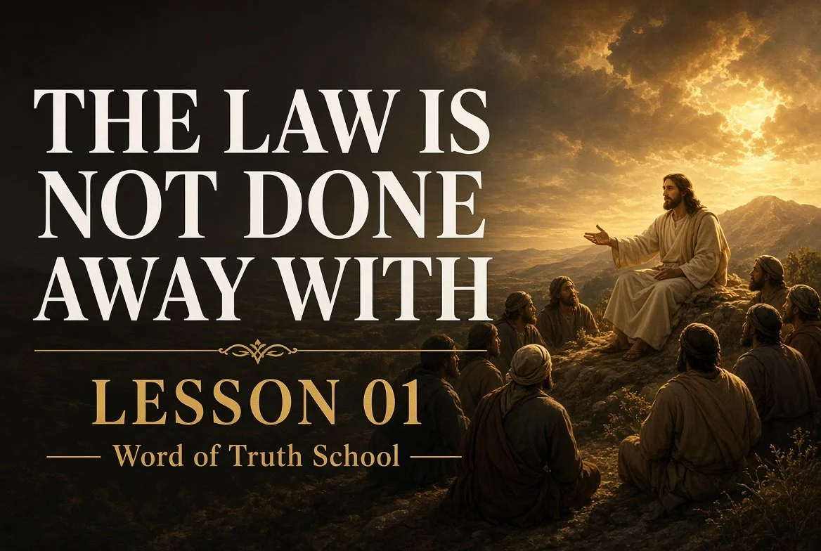 Lesson 01 - Law Still Stands 