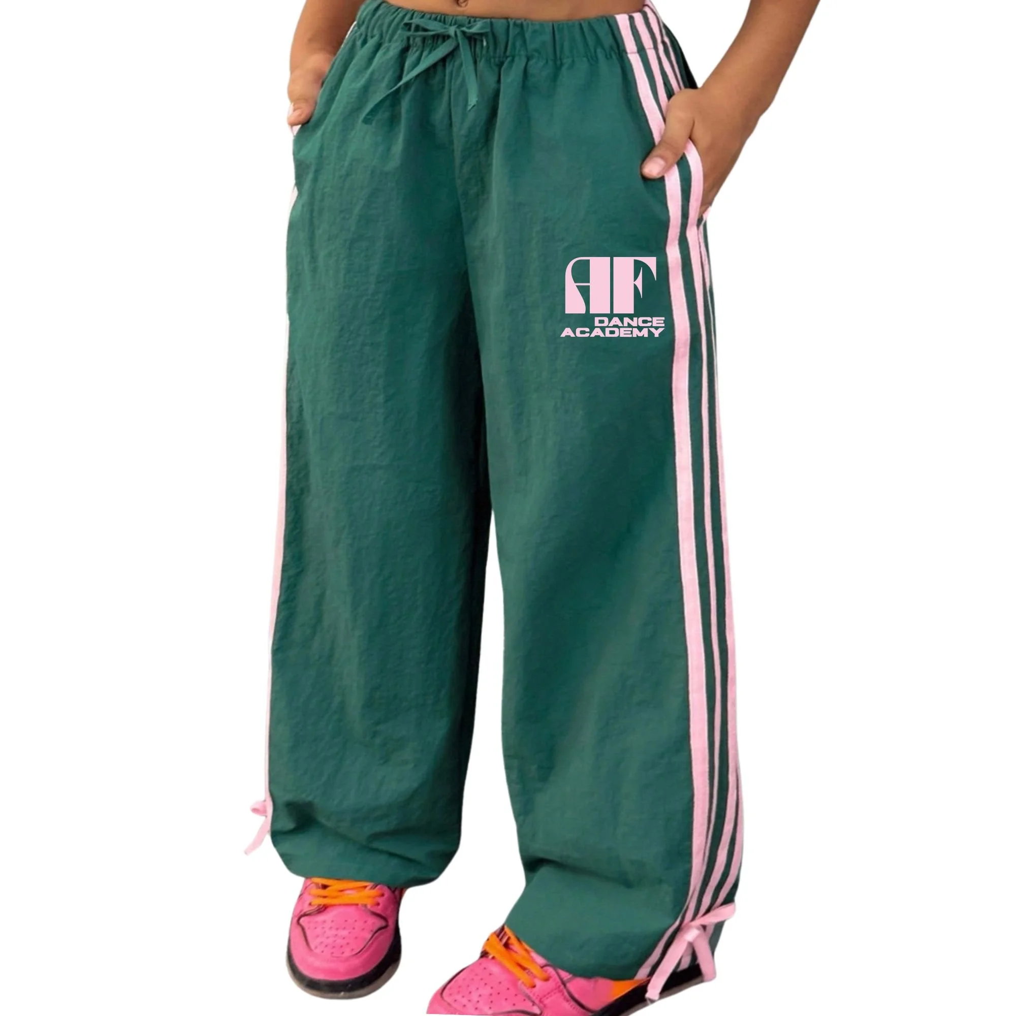 GREEN AND PINK STRIPE YOUTH PANT