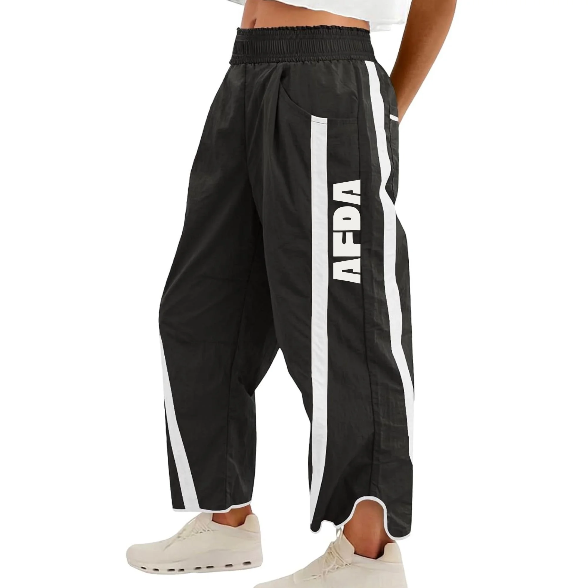 BLACK AND WHITE PANT ADULT