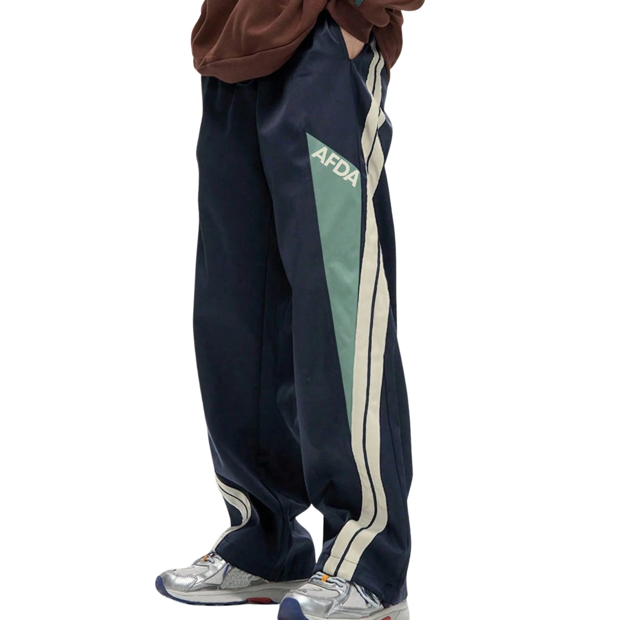NAVY AND GREEN YOUTH PANT