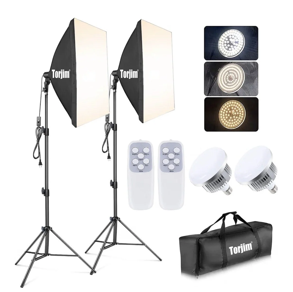 Dual LED Studio Light Kit