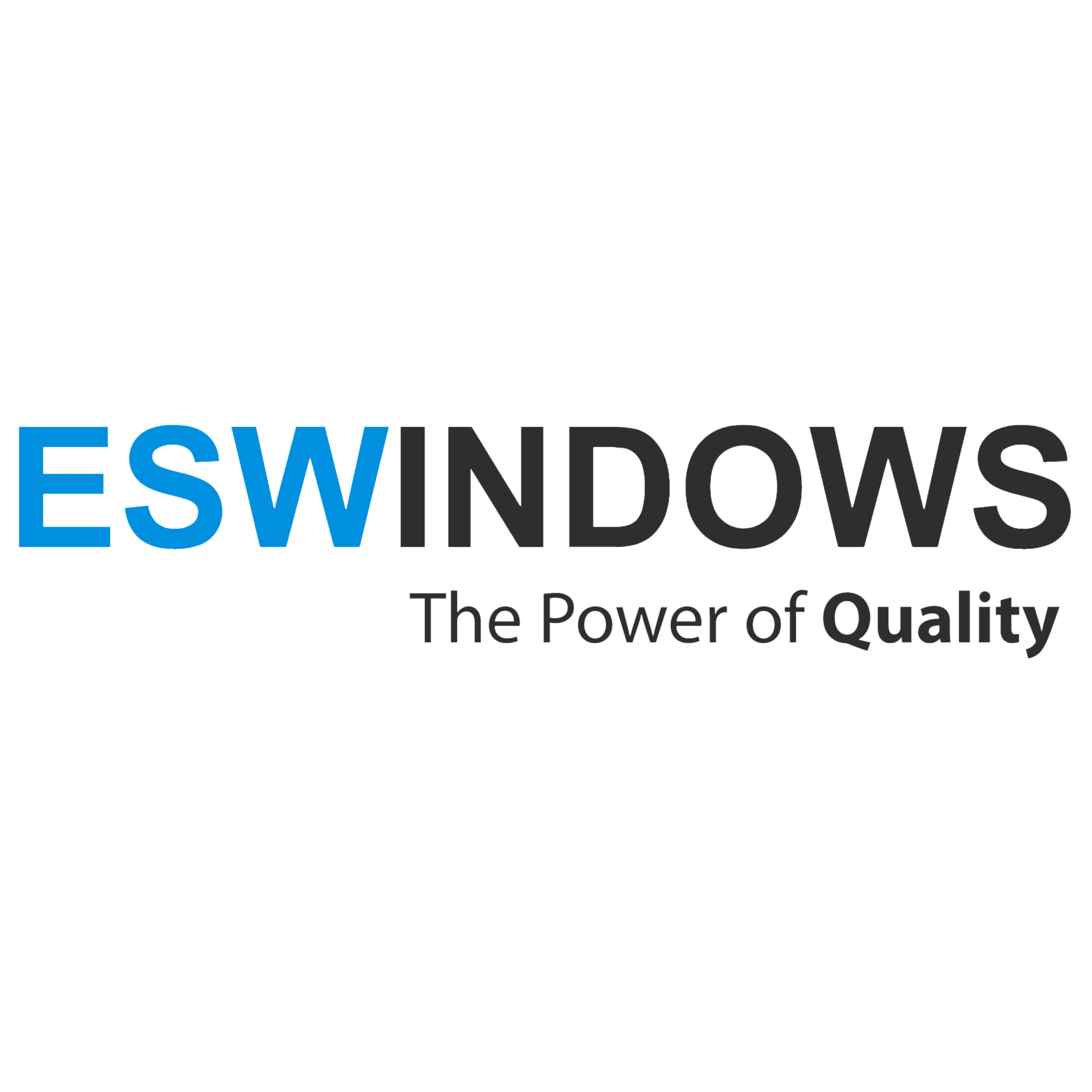 ESW Windows logo with the slogan "The Power of Quality".
