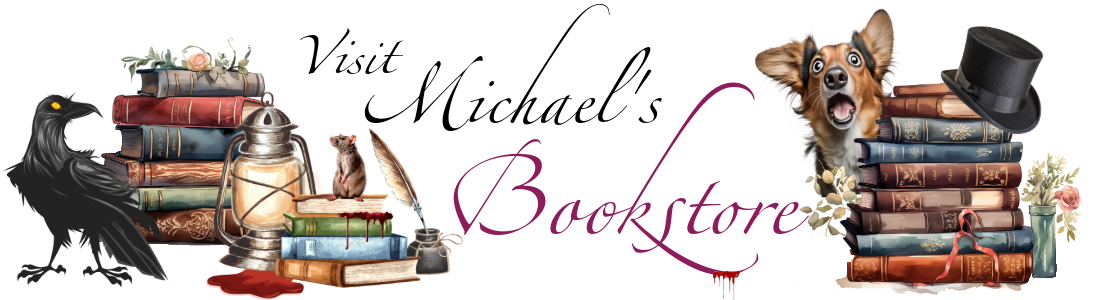 Author Michael Delaware bookstore image.
