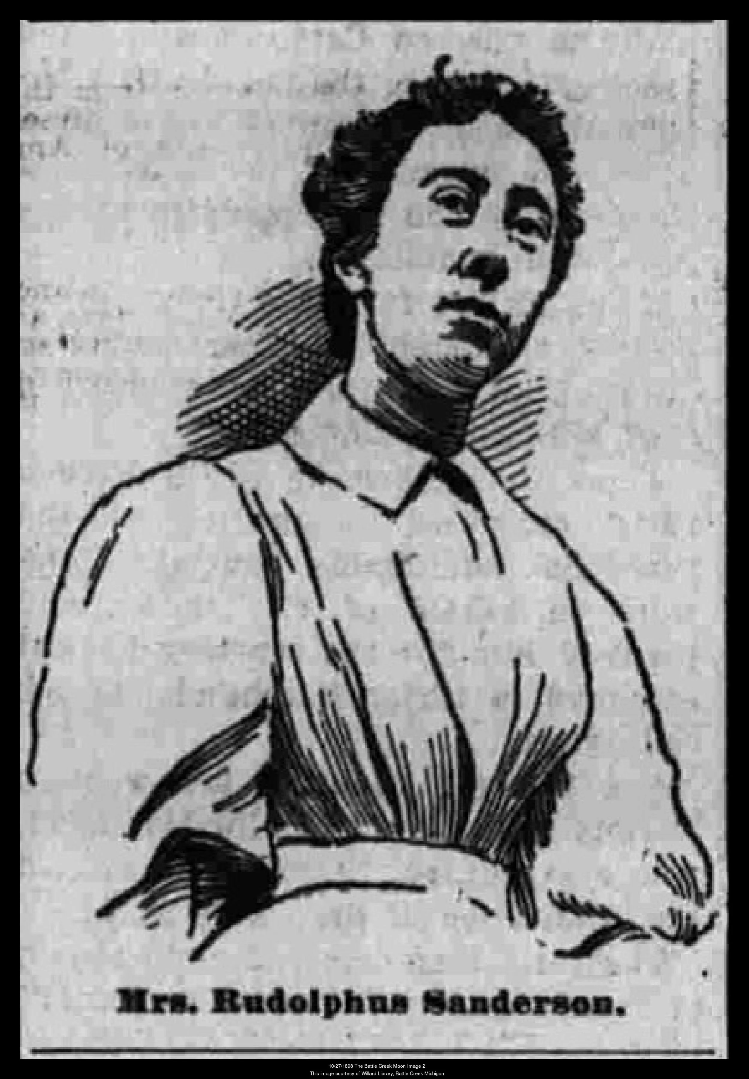Image of  "Mrs. Rudolph Sanderson."