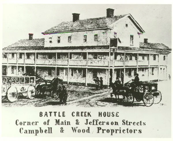 Historic image of the Battle Creek House