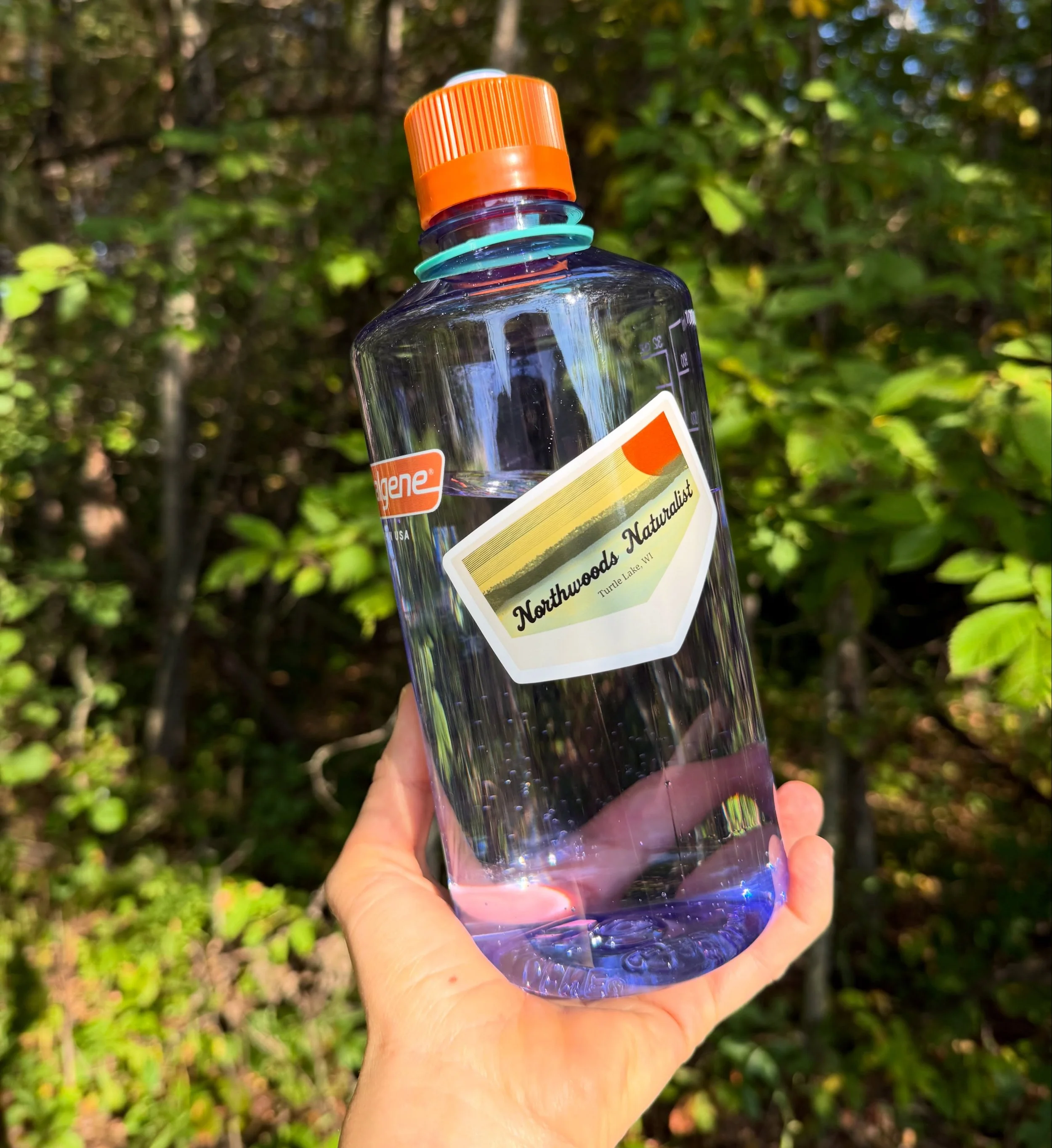 Book inventory should arrive within a week!!! 📕 

If you ordered my presale package, it includes a waterproof, kiss-cut Northwoods Naturalist sticker &mdash; and I&rsquo;m obsessed with how cute it looks on my Nalgene. 🙃

Made for water bottles, co