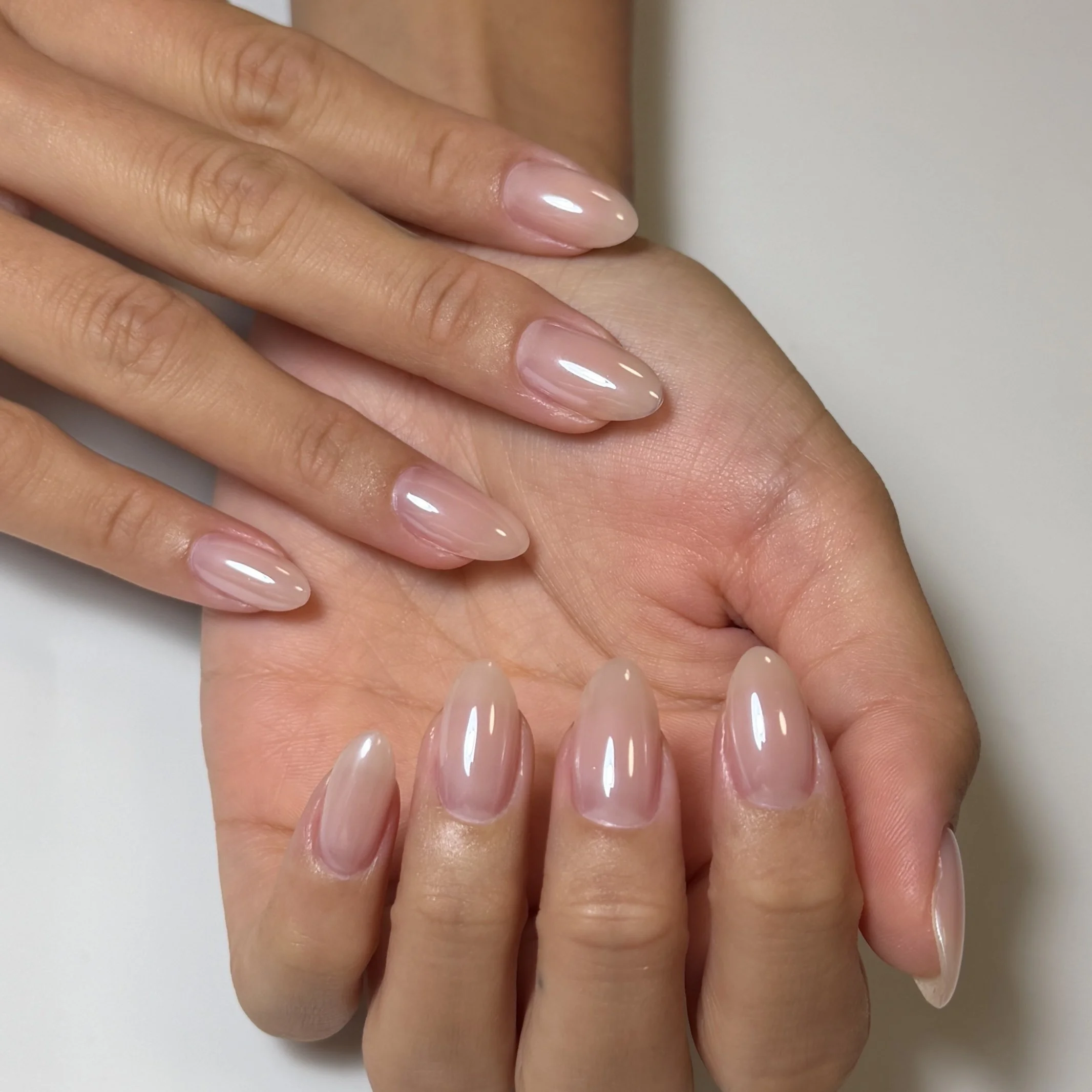 Nude + Clear Chrome