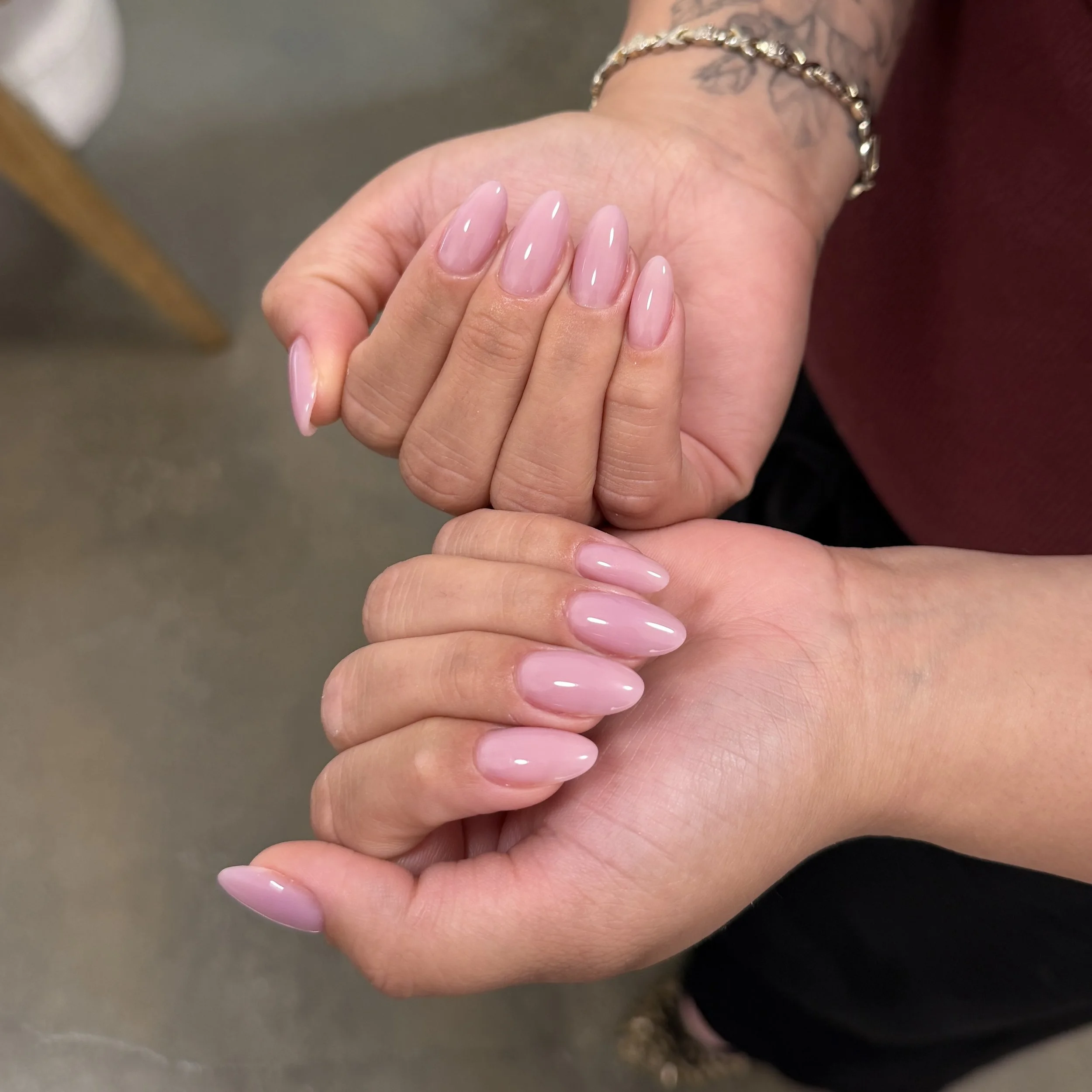 Overlay + Violet Syrup gel polish