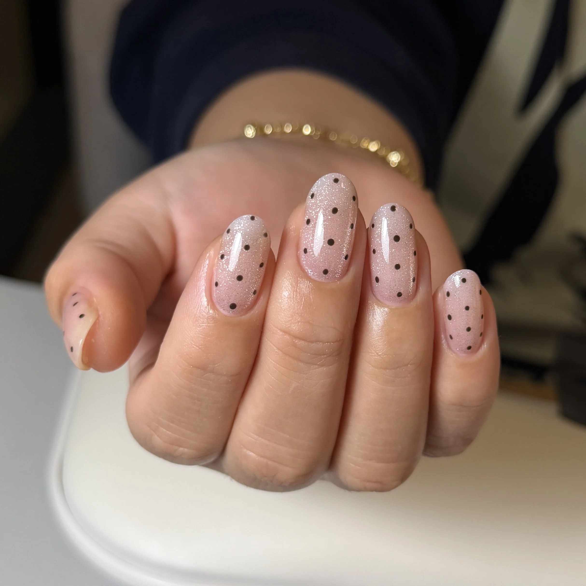 Cat-eye + Polka dots