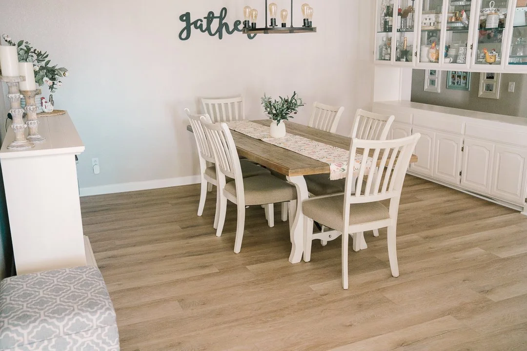 The final view of finished protect of flooring