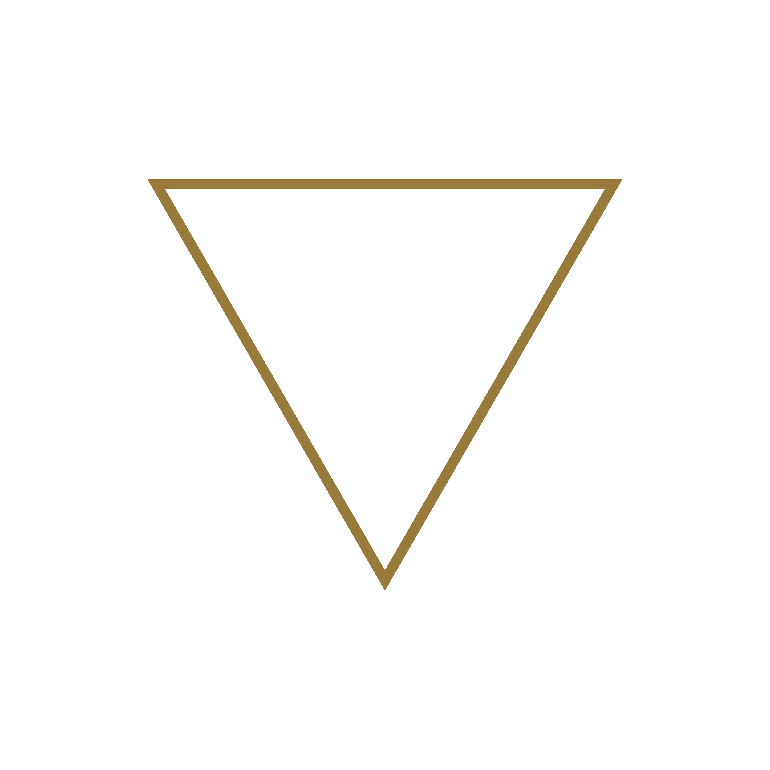 Black background with a gold outline of an inverted triangle and text above it that reads "Positive Affirmations"