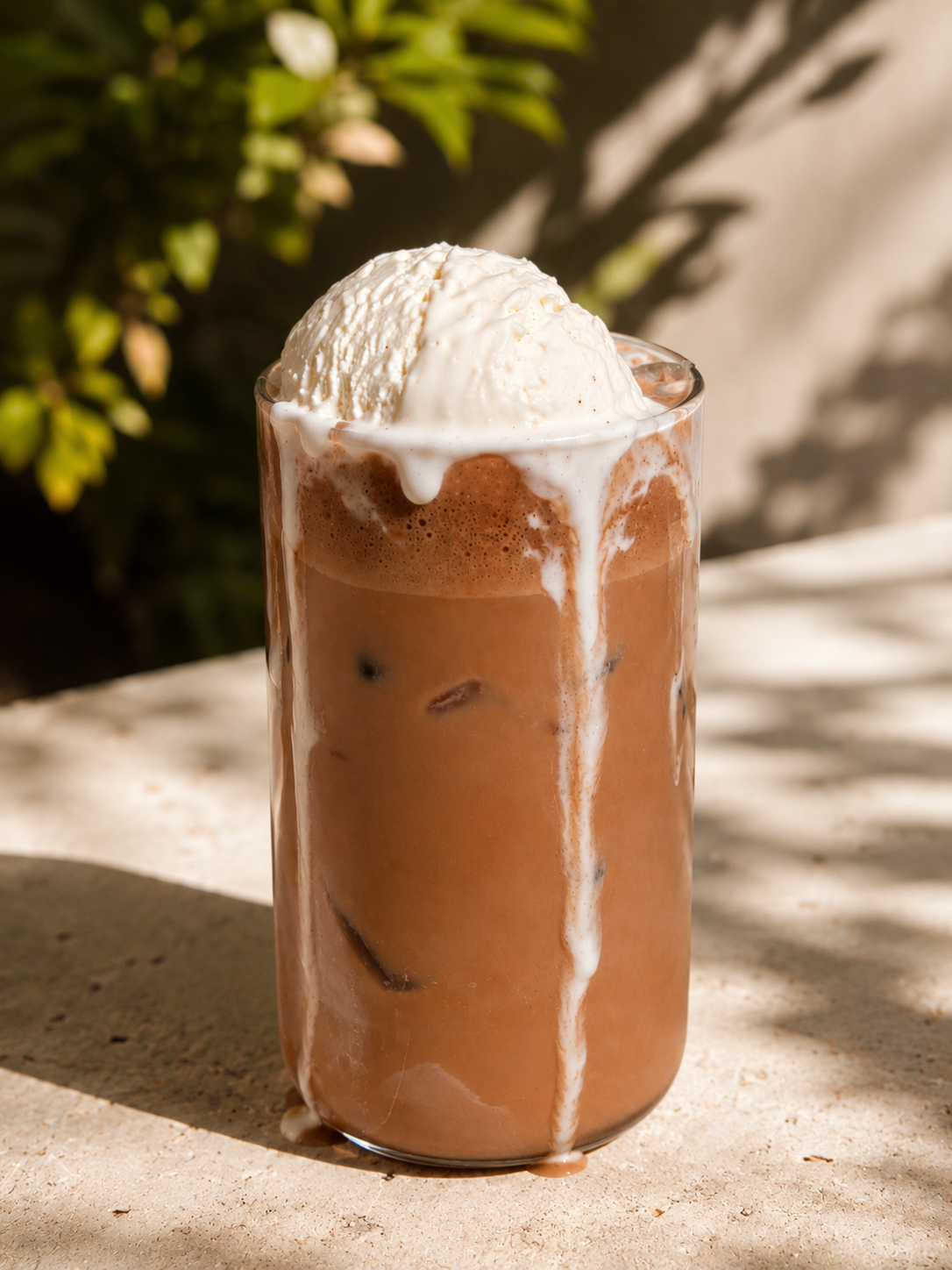 Iced Cacao Float Recipe: A Creamy Iced Chocolate with Luna Cacao