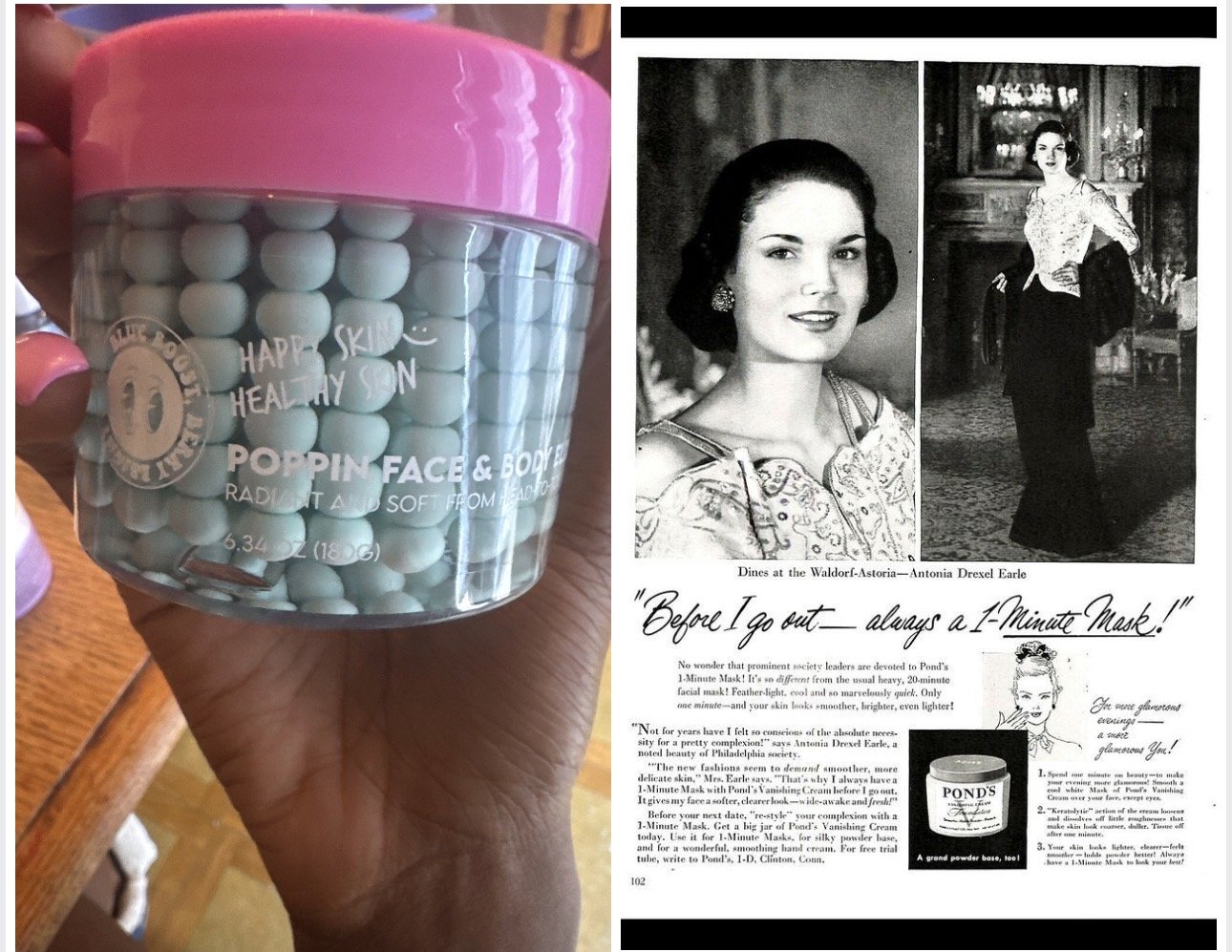 The 1940s Vanishing Cream at Dollar Tree