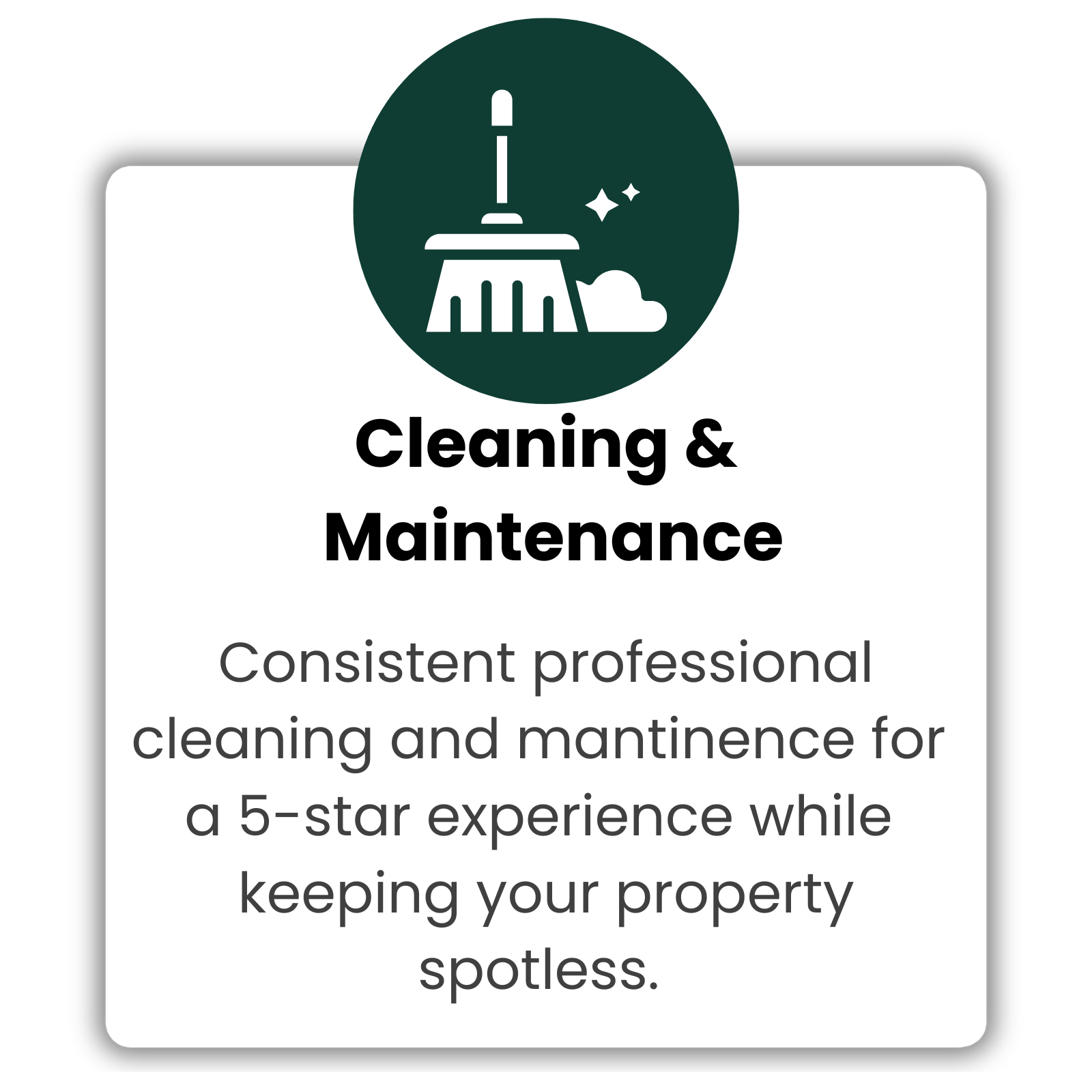 Icon of a broom with sparkles, indicating cleaning or maintenance.