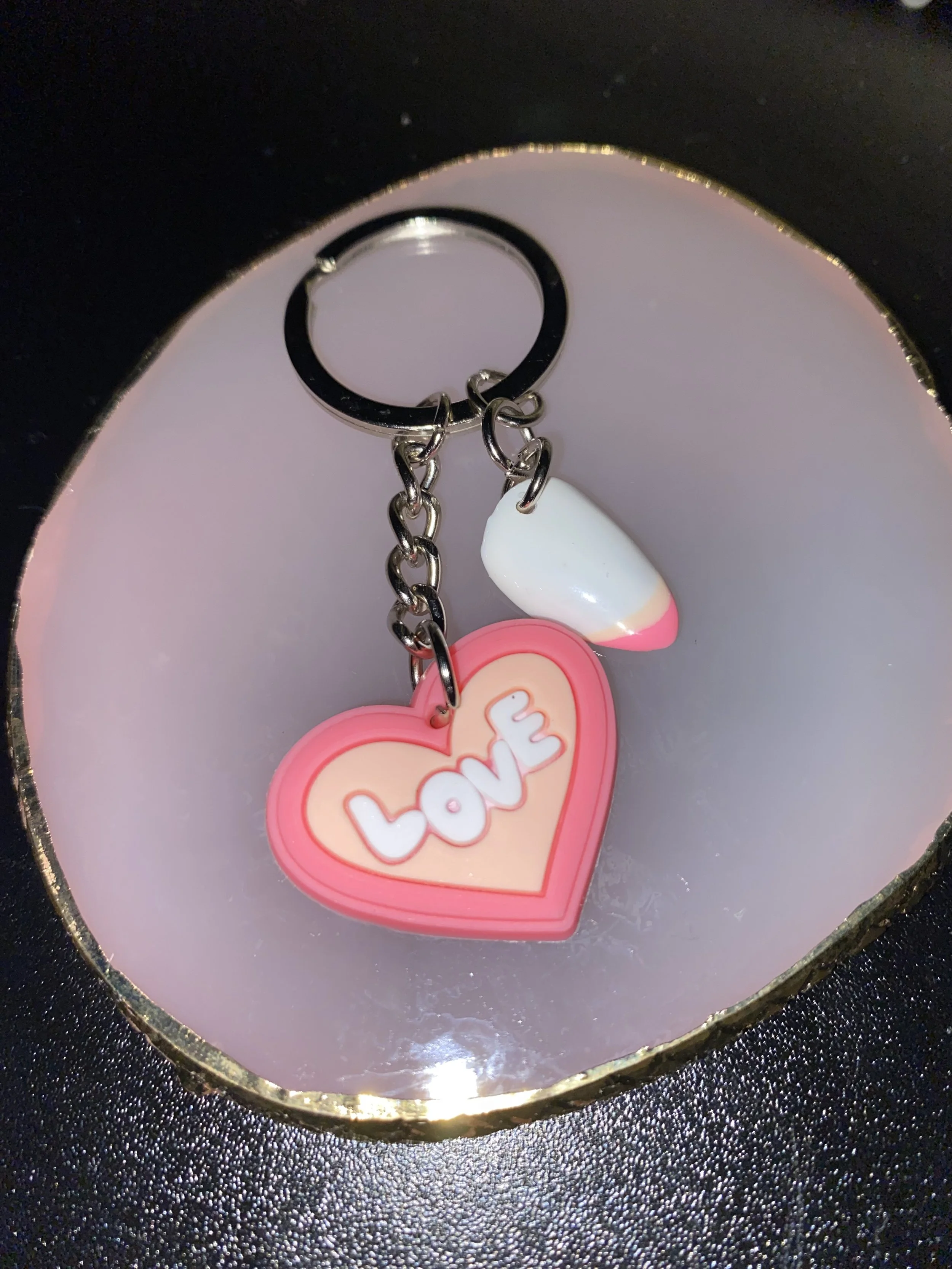 Nail keychain