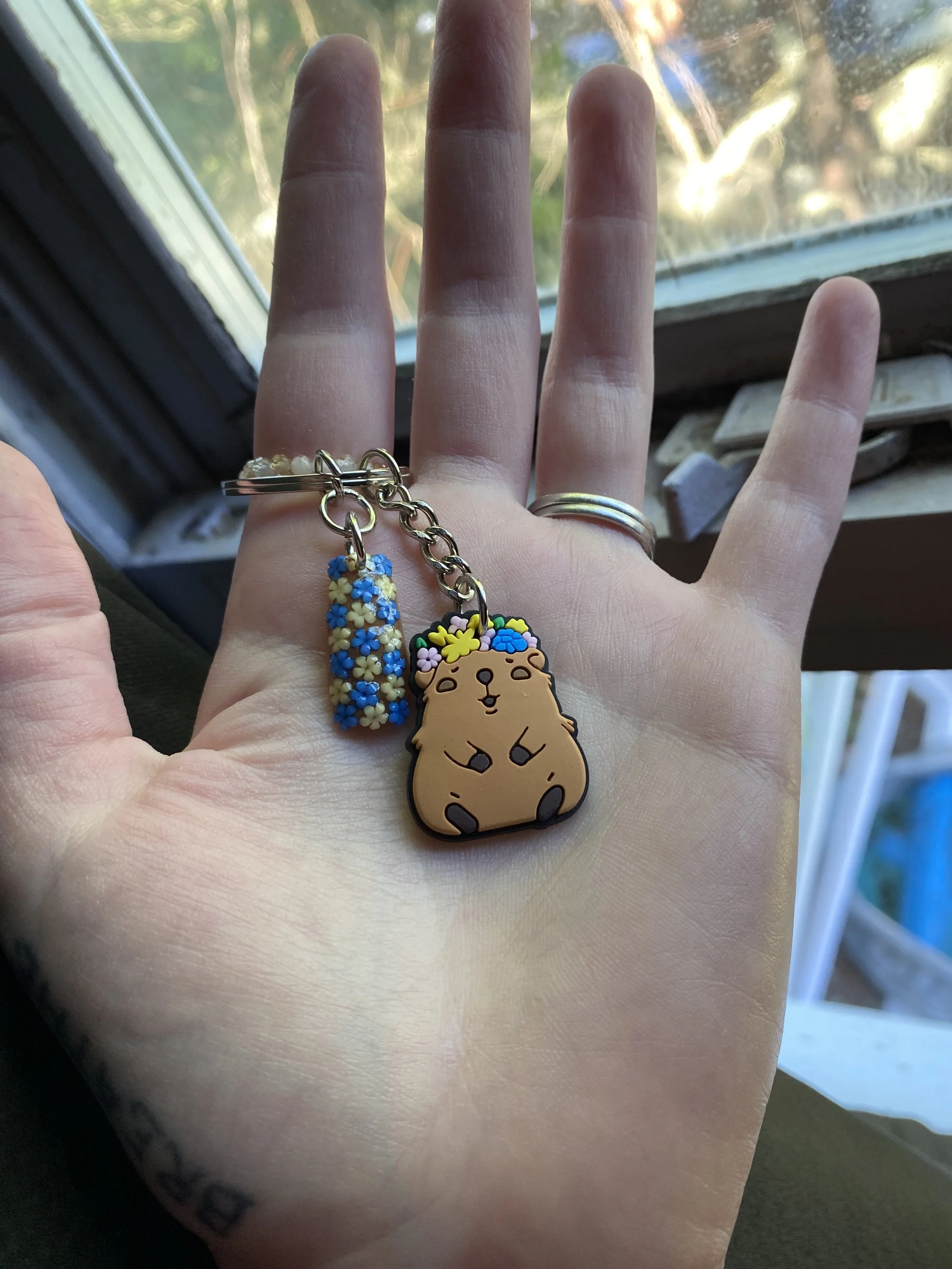 Nail keychain