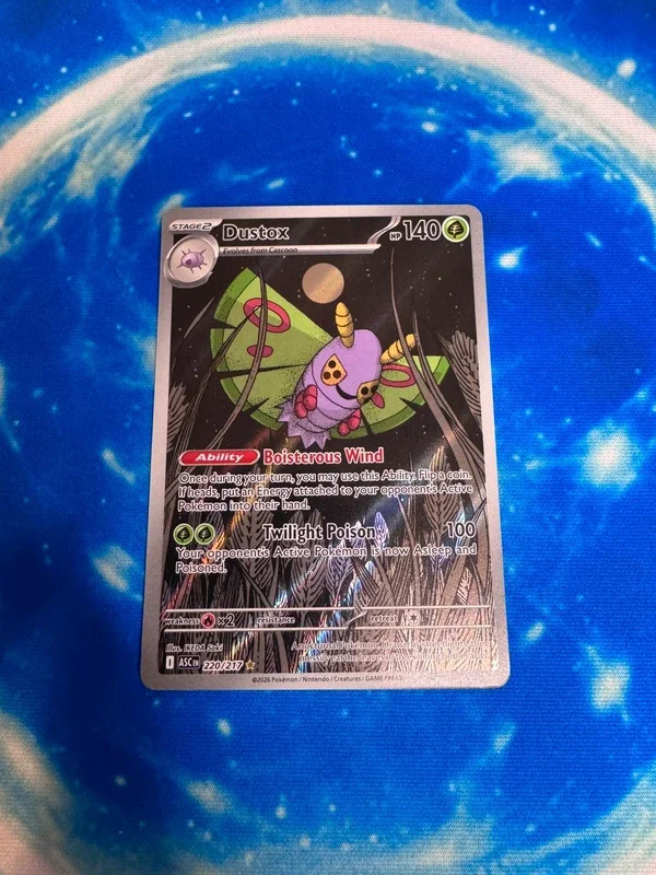 Dustox Illustration Rare 220/217 Ascended Heroes Pokemon Card NM