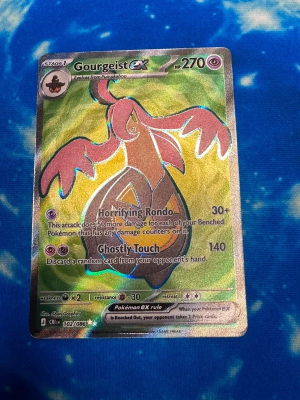 Pokemon Gourgeist ex 102/086 Full Art Near Mint