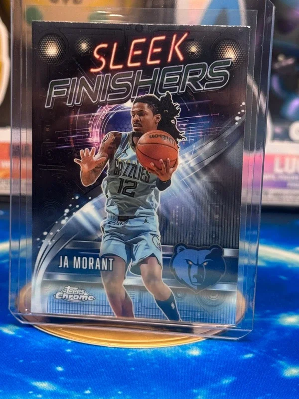 Ja Morant Sleek Finishers Insert 2024-25 Topps Chrome Basketball Memphis Grizzlies