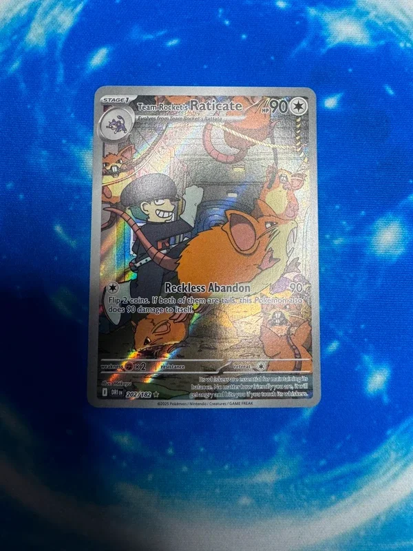 Pokemon Team Rocket’s Raticate 202/182 Illustration Rare IR Near Mint