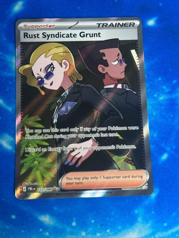 Rust Syndicate Grunt 112/084 | ME05: Pitch Black | Near Mint